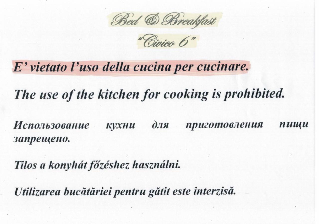 Bed & Breakfast B & B Civico Sei Rooms *